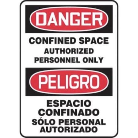 Accuform BILINGUAL OSHA DANGER SAFETY SIGN SBMCSP011XP SBMCSP011XP